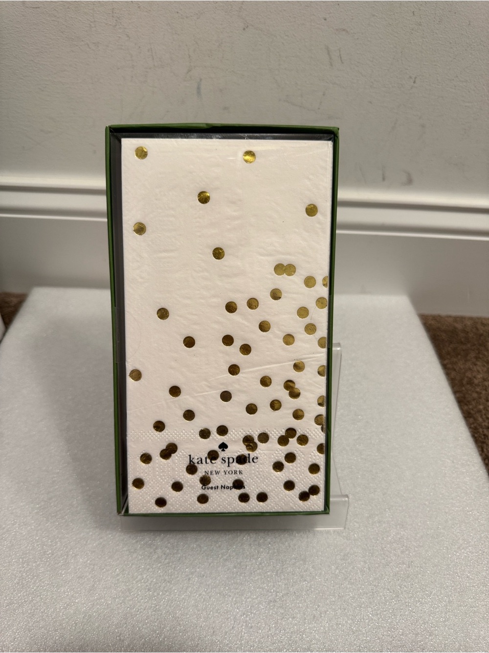Kate spade cue the confetti set of 40 guest napkins NIP